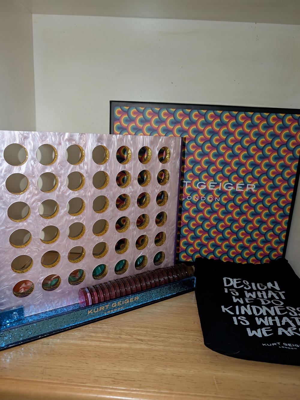Kurt Geiger NIB Limited Edition Connect Four